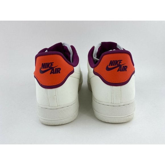 Nike Air Force 1 Low 07 LV8 Orange Berry Men's Size 12.5 Shoes White - Picture 7 of 11